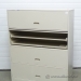 Beige 45" 8 Drawer Microfiche File Cabinet